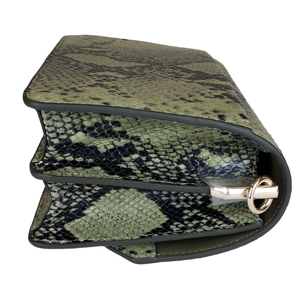 3.1 Phillip Lim Green Snakeskin Alix Mini Shoulder Bag NWT - Picture 10 of 12